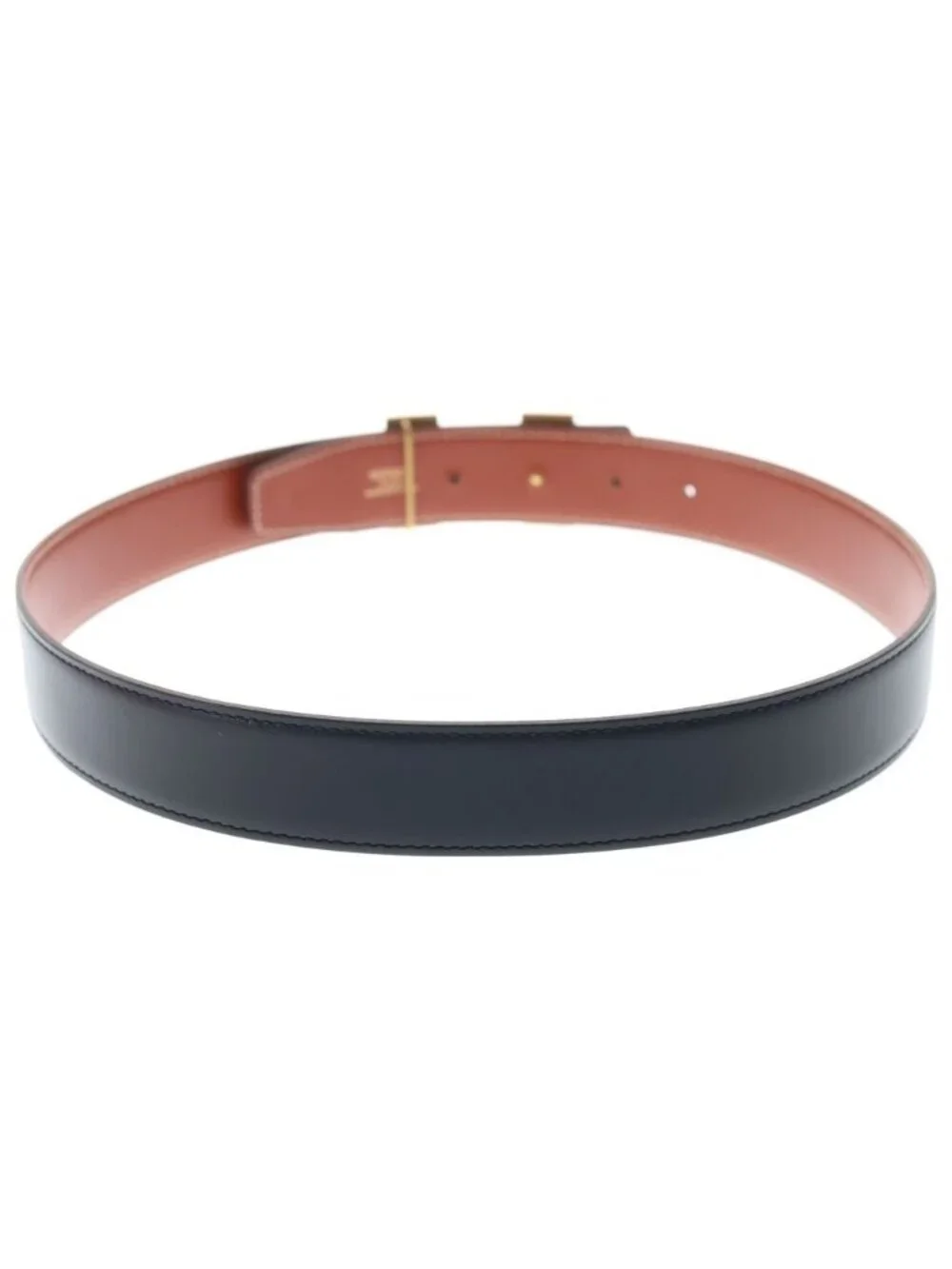 Hermes Constance Belt Buckle Calf Gold Black Brown